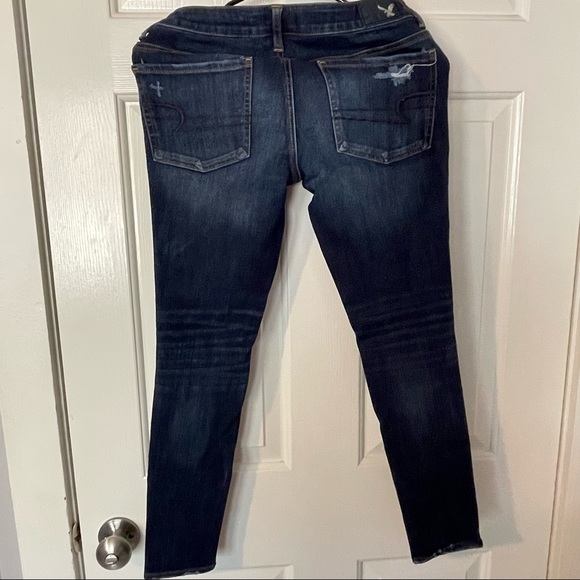 American Eagle Women’s Denim Jeggings-size 6 Short - Picture 3 of 8